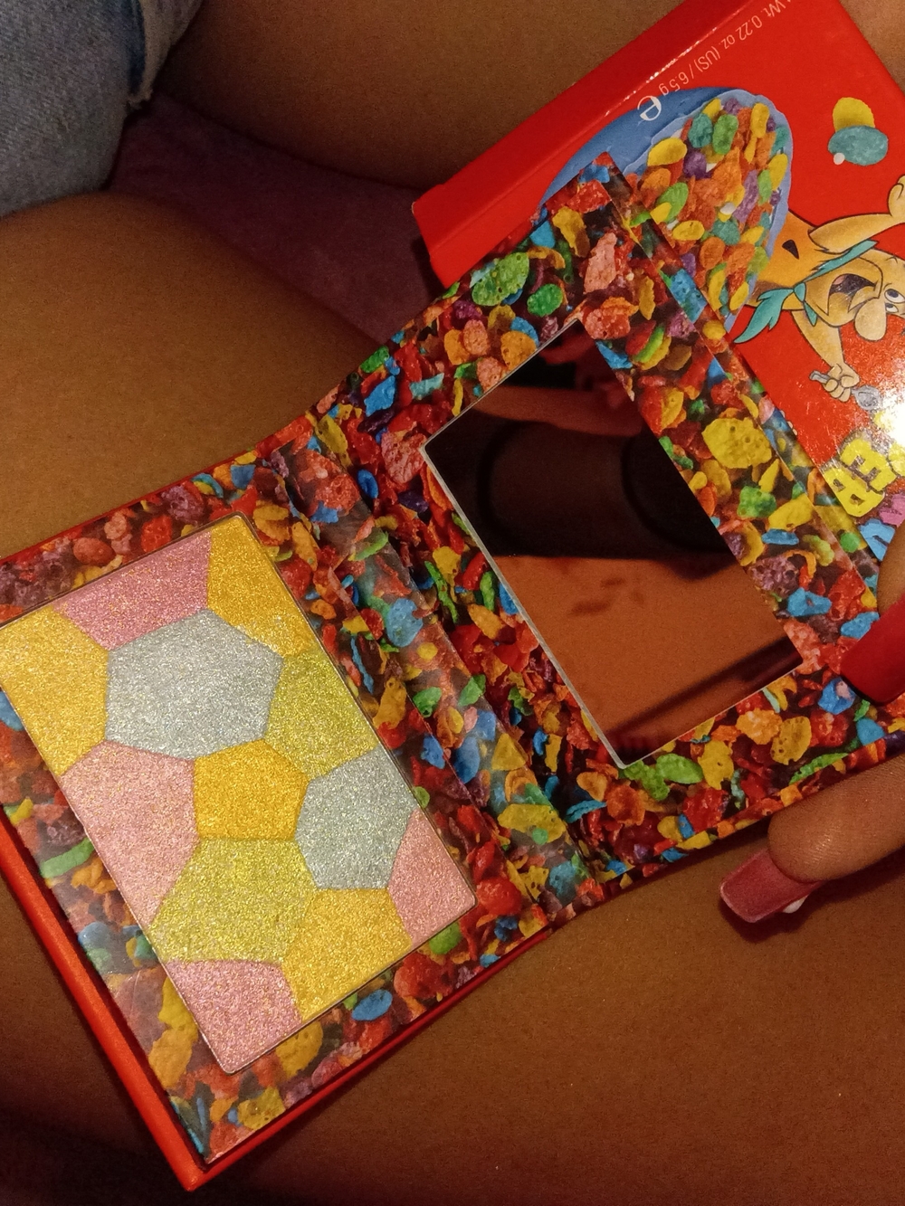 Revolution Colorful Fruity Cereal Mosaic Face Palette with Mirror